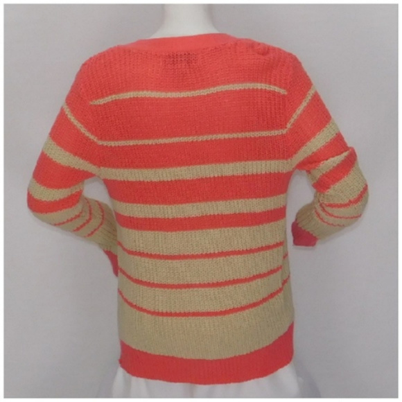 Boyfriend Fit Striped Sweater, size Small - Picture 2 of 8